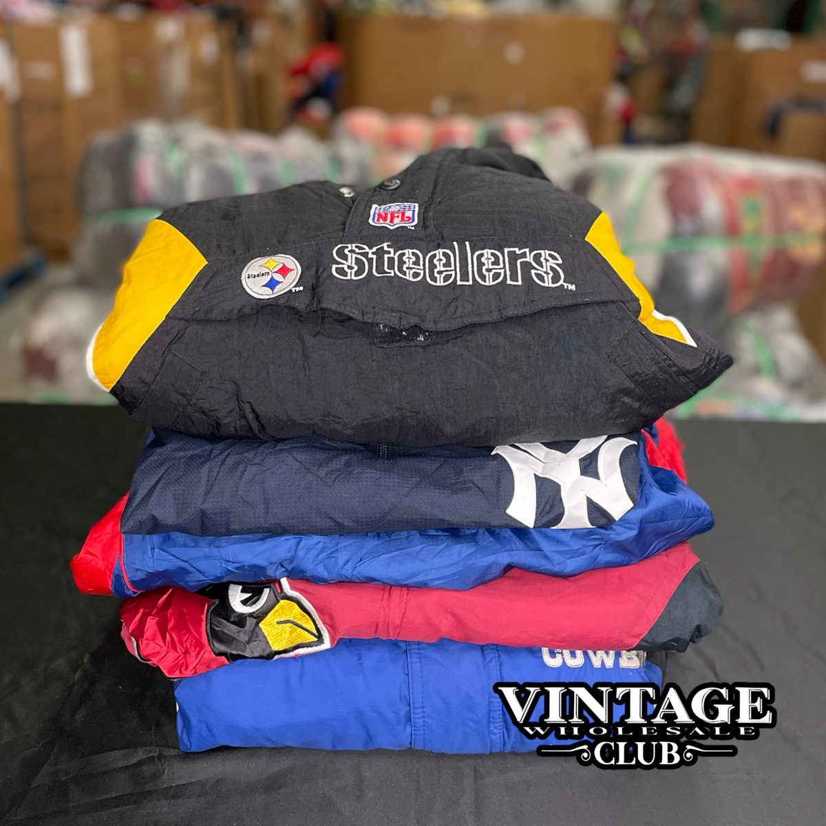 Bulk Wholesale NFL, NBA, MLB, and NHL Sweatshirts