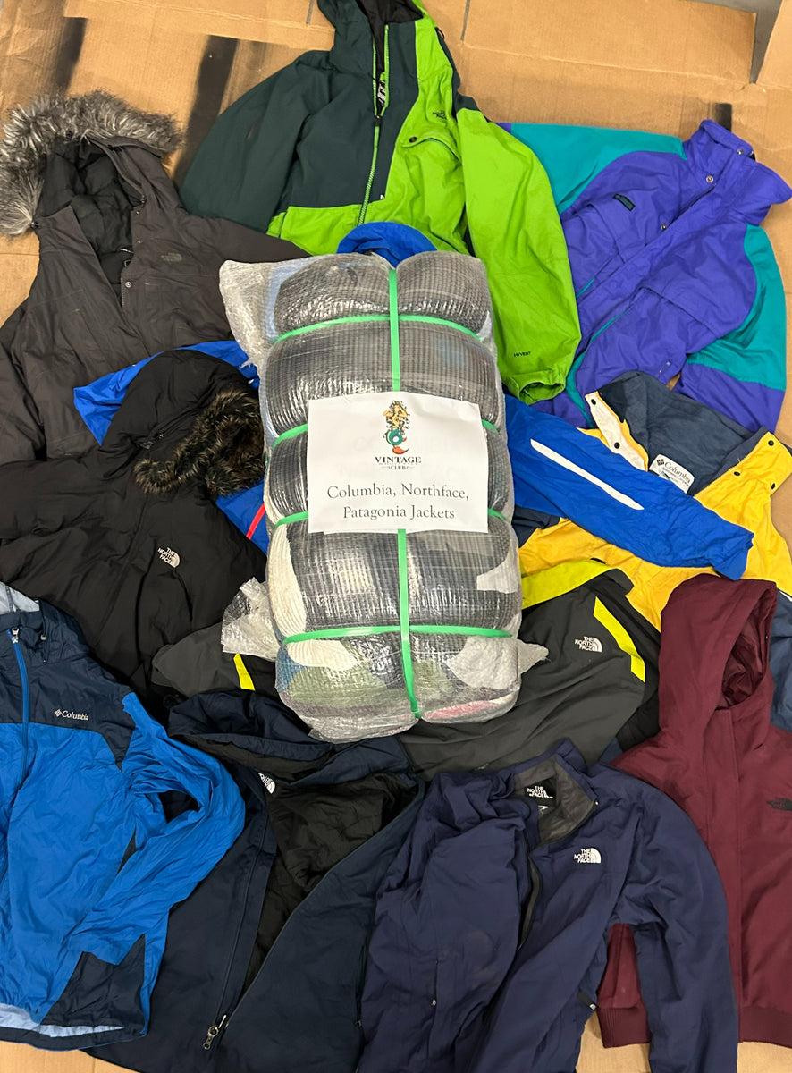 North Face, Columbia, Patagonia Jackets – Vintage Wholesale Club