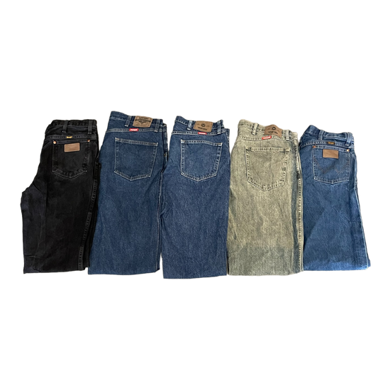 Wholesale Lot of 44 Mens Wrangler 5 Star Premium Denim Jeans Brand New with  Tags mixed sizes styles colors - TampaBay Wholesale